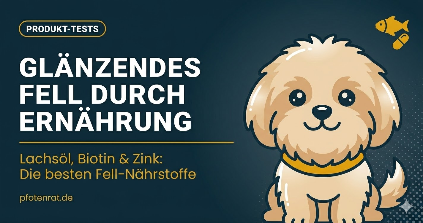Glänzendes Fell beim Hund