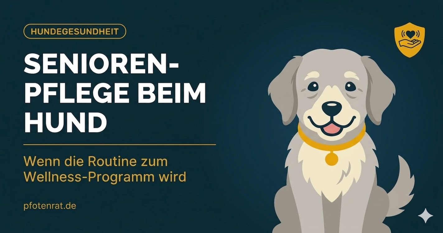 Senioren-Pflege beim Hund