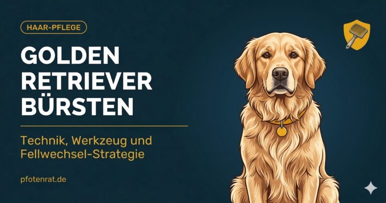 Golden Retriever bürsten