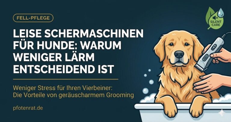 Leise Schermaschinen für Hunde