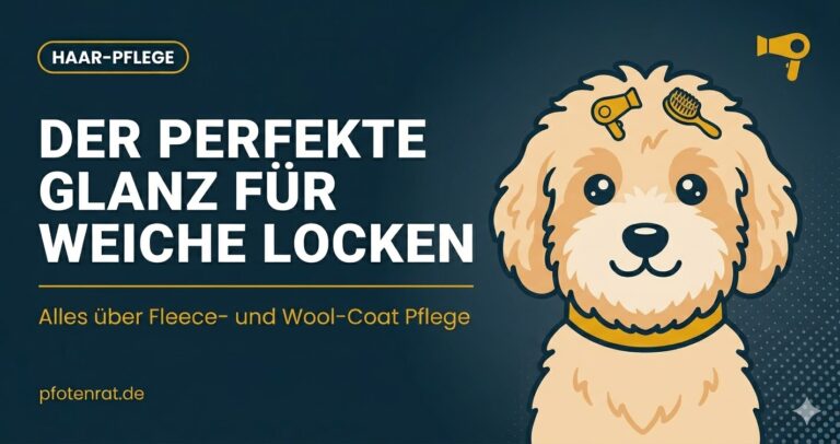 Locken Fell Glanz beim Hund