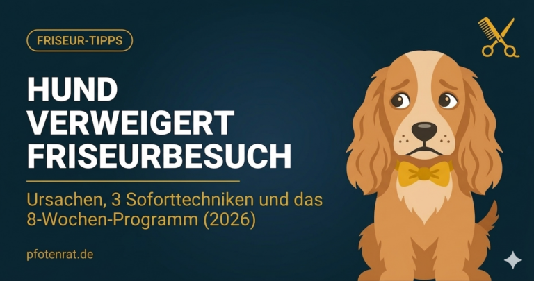 hund verweigert friseurbesuch