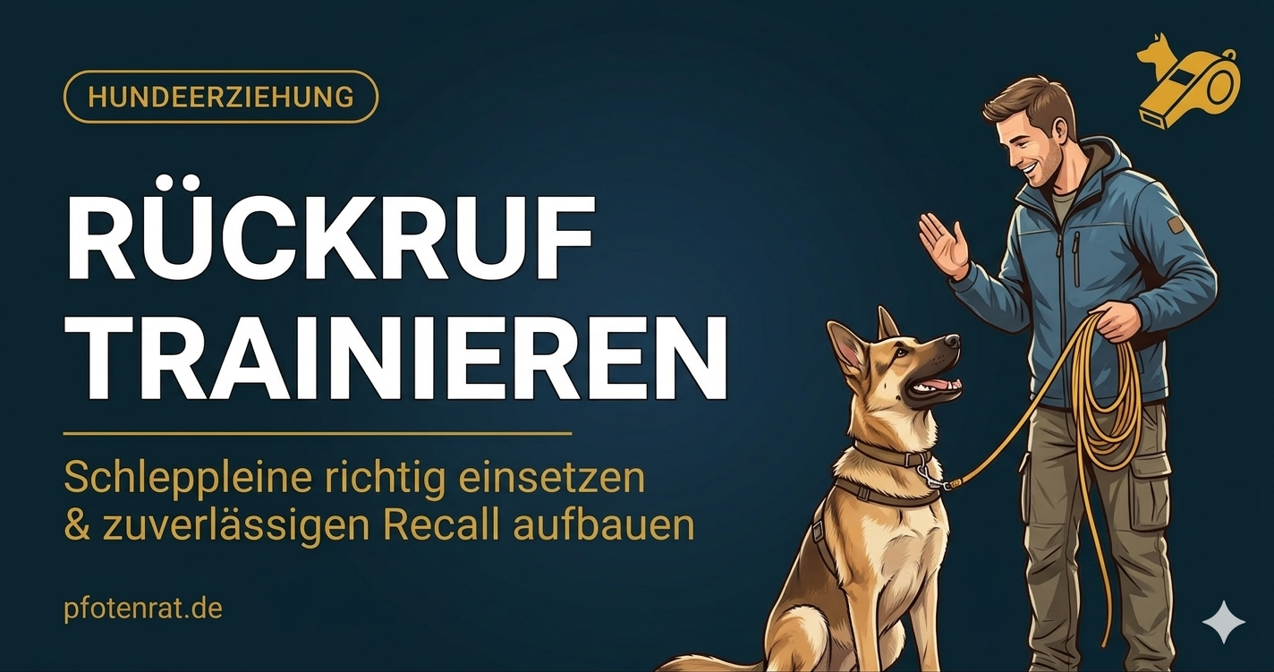 Rückruf trainieren: Schleppleine richtig einsetzen & zuverlässigen Recall aufbauen