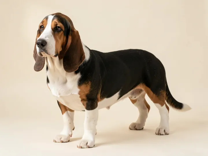 Basset Hound, KI-generiertes Bild