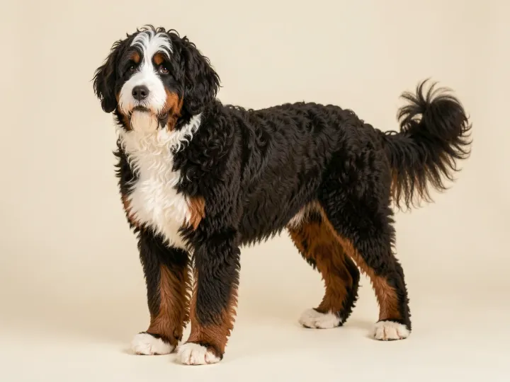 Bernedoodle, KI-generiertes Bild