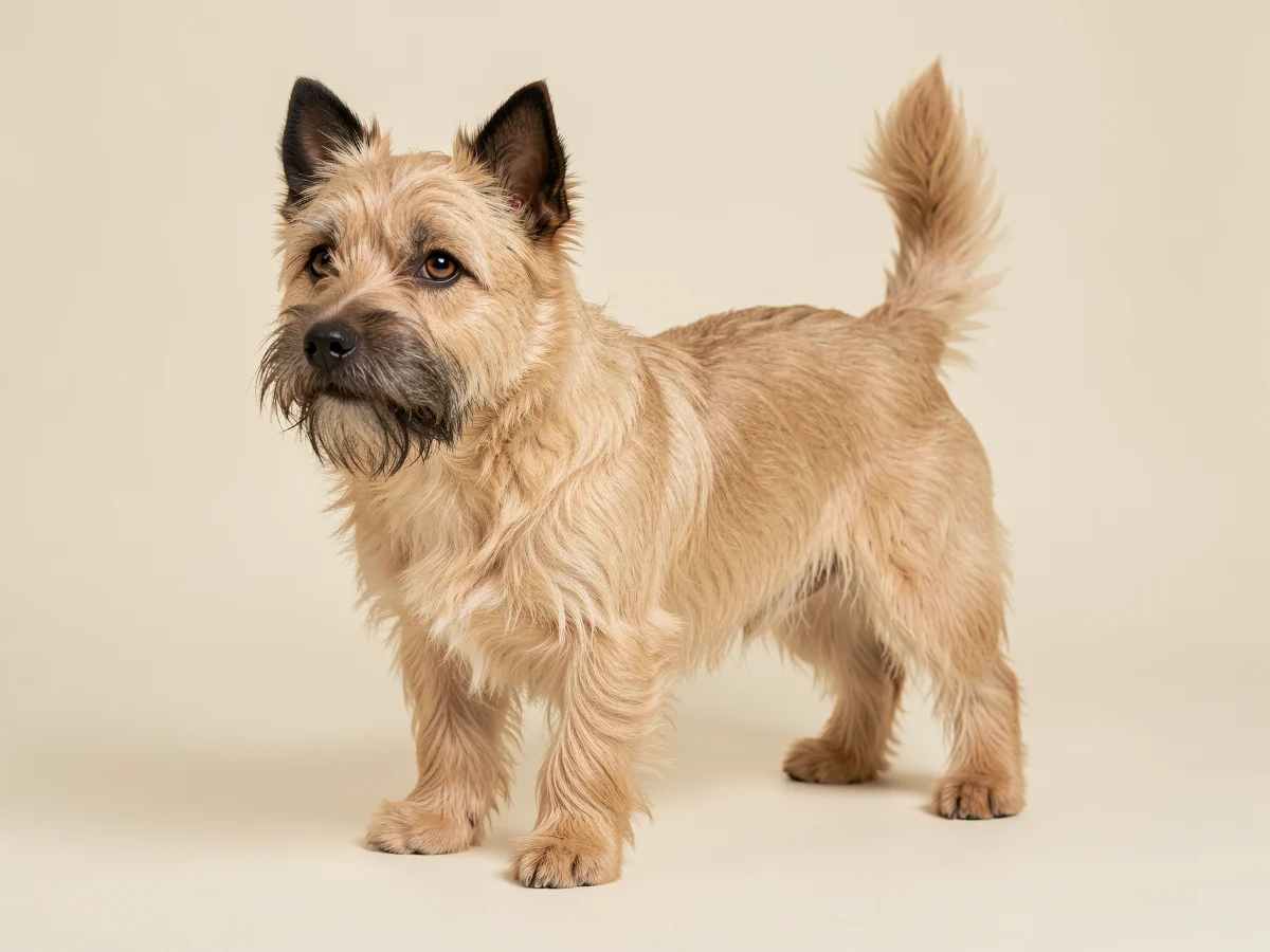 Cairn Terrier stehend, KI-generiertes Bild