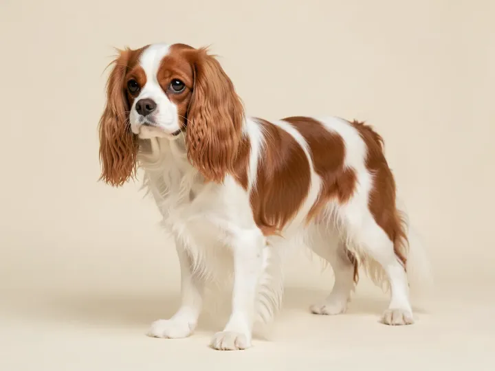 Cavalier King Charles Spaniel, KI-generiertes Bild