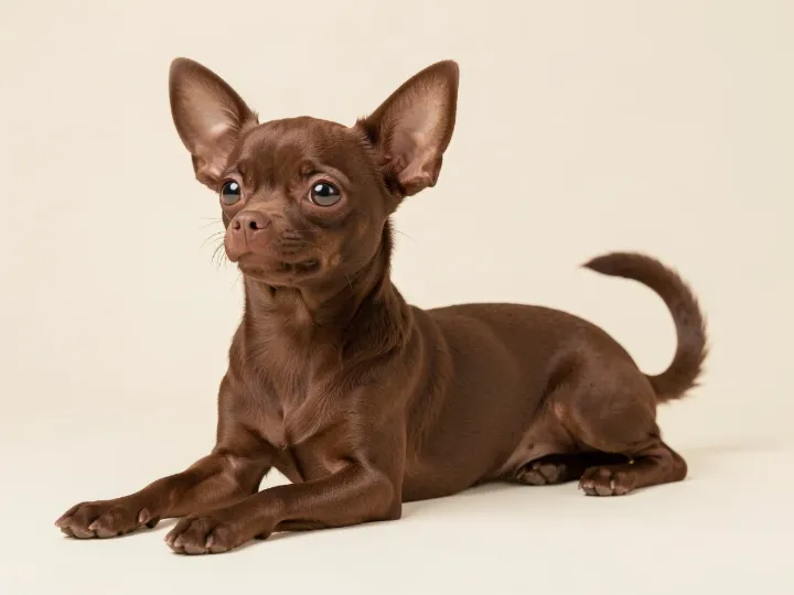 Chihuahua liegend, KI-generiertes Bild