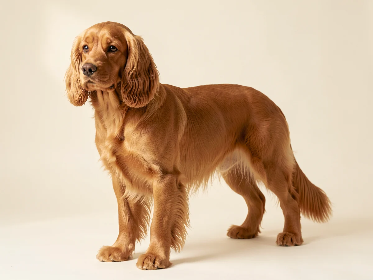 Cocker Spaniel stehend, KI-generiertes Bild