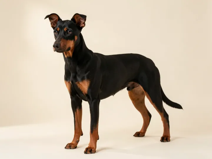 Deutscher Pinscher, KI-generiertes Bild