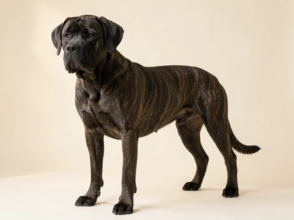 Dogo Canario stehend, KI-generiertes Bild