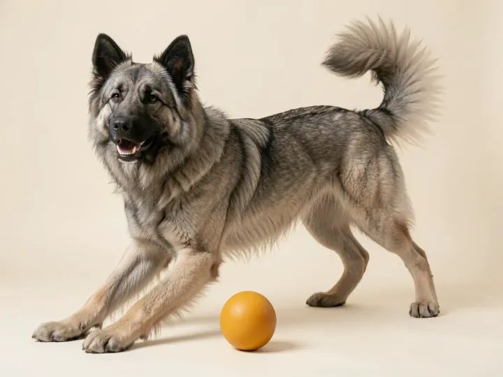 Kangal spielend, KI-generiertes Bild