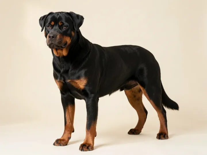 Rottweiler, KI-generiertes Bild