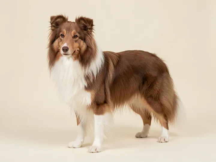 Shetland Sheepdog, KI-generiertes Bild