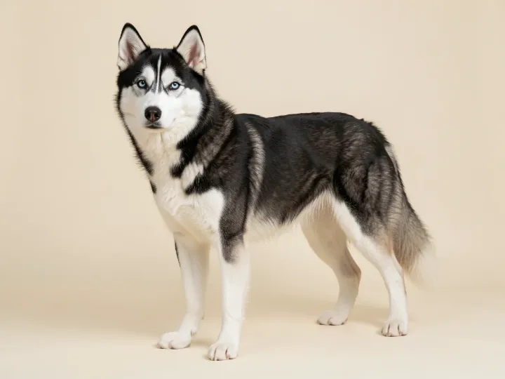 Siberian Husky, KI-generiertes Bild