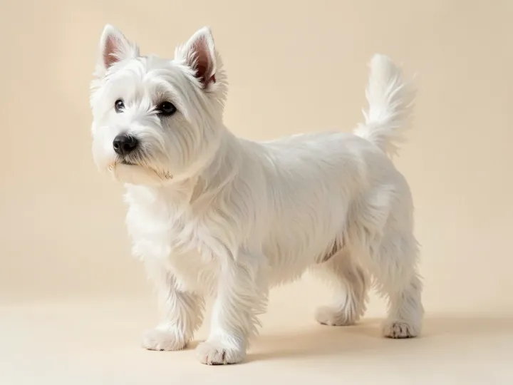West Highland White Terrier, KI-generiertes Bild