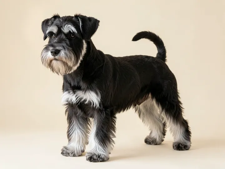 Zwergschnauzer, KI-generiertes Bild